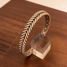 Pure Copper Magnetic Bangle Bracelet Arthritis Pain Relief Energy Cuff