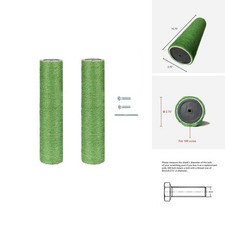 SHENGOCASE 2-Pack Green Cat Tree Replacement Post 15.75"L 2.75"  M8 Bolt