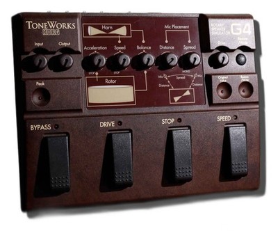 KORG G4 Rotary Speaker Simulator Processor Pedal 3432 Tested & Works