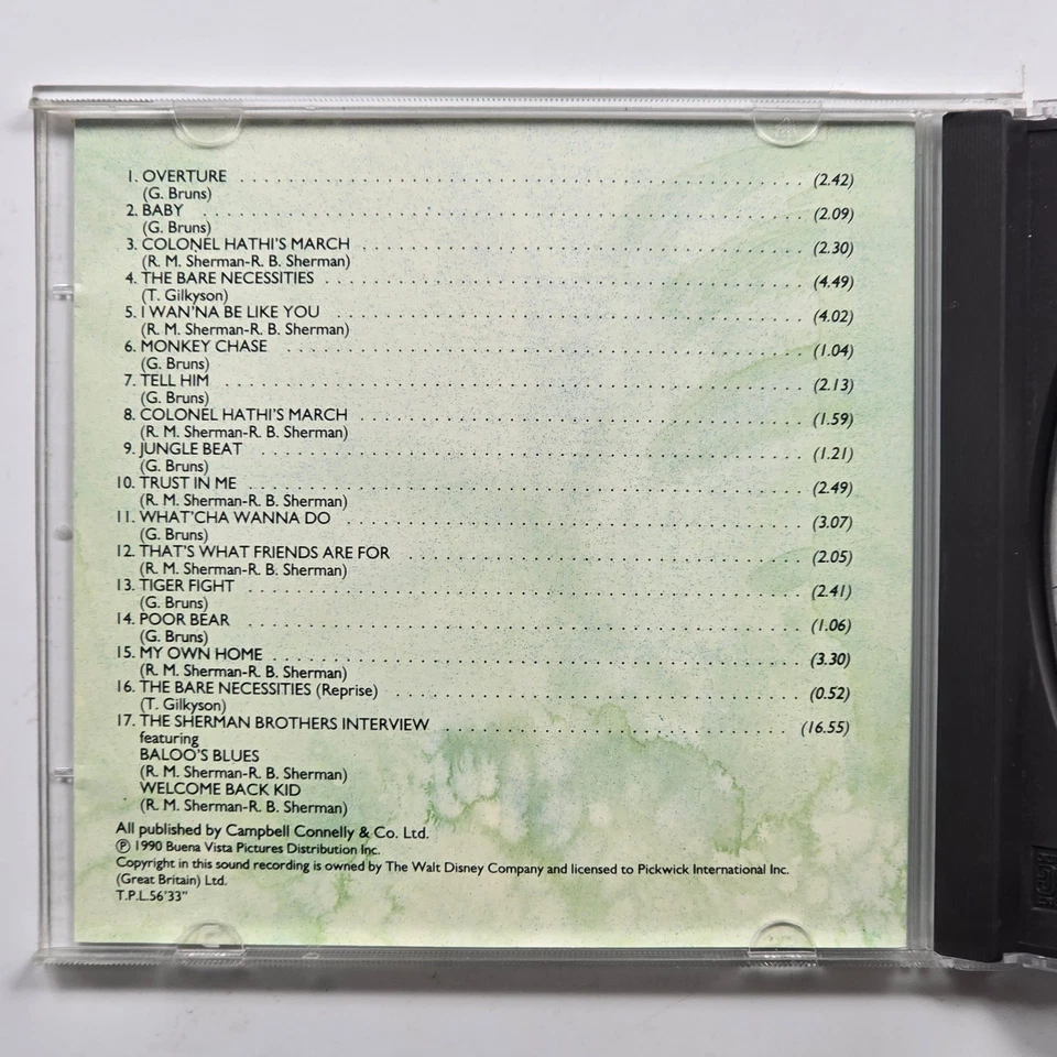 The Jungle Book - Original Motion Picture Soundtrack , CD - Image 4 of 4