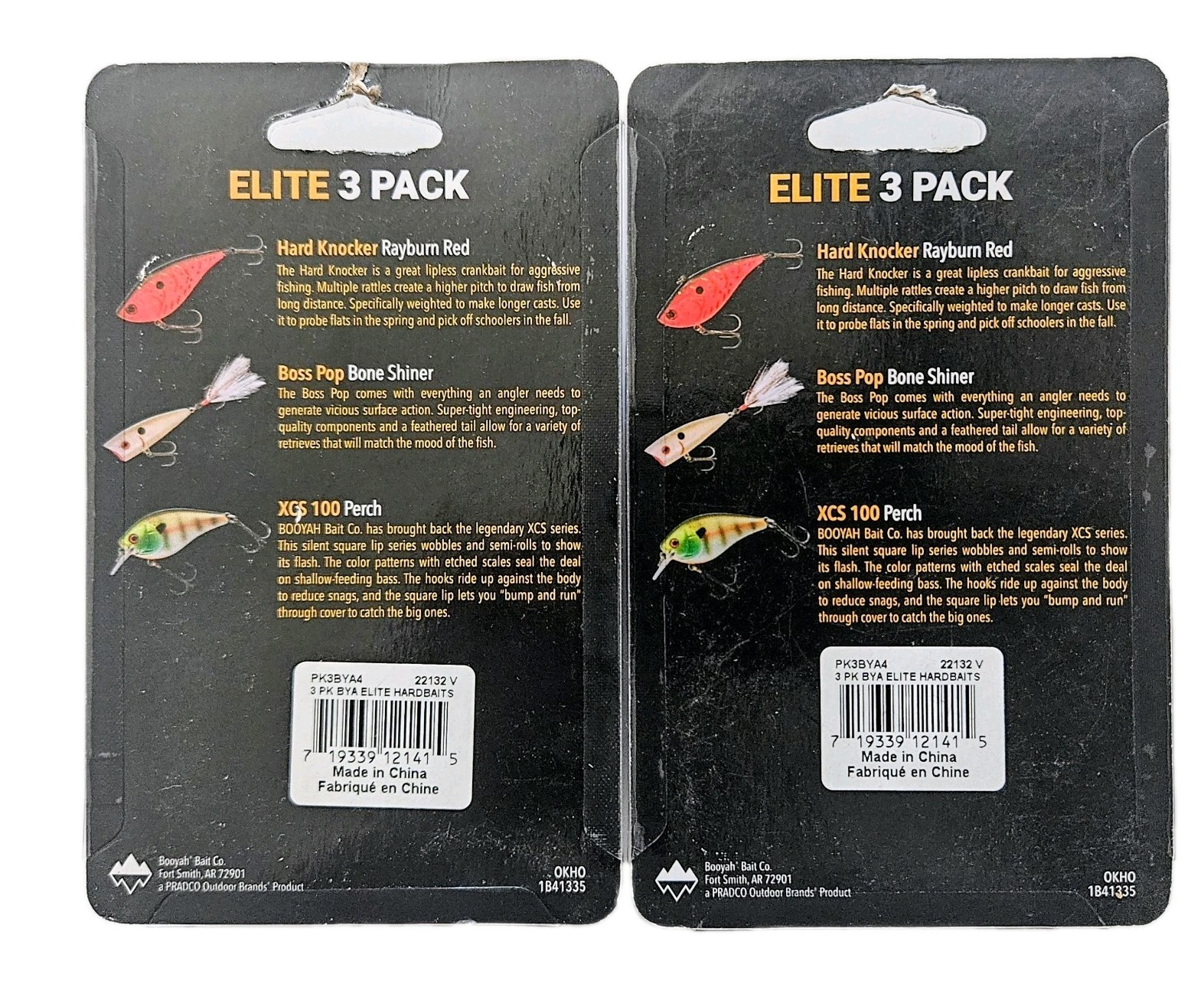 (Set of 2) Booyah Elite 3 Pack Hardbait Fishing Lure Kits 6 Lures In Set New - Image 8