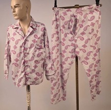 VINTAGE 1950 S MEN S PAISLEY PRINT PAJAMAS