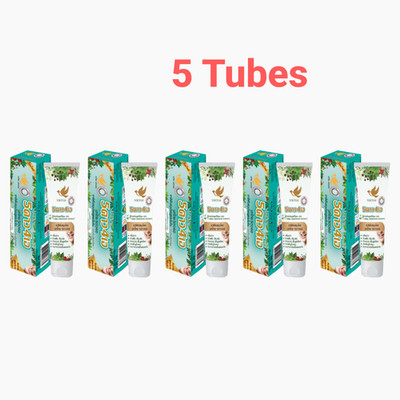 5x 5Star4A Toothpaste Thai Herbal Concentrated Breath Refresh All Natural 100g