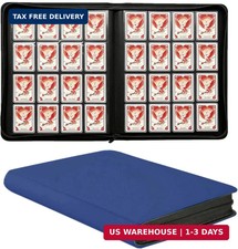 16 Pocket Toploader Binder, Holds 640 Cards, Ringless Design Side-Load Toploader