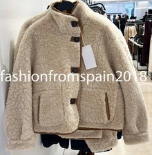 ZARA NEW WOMAN REVERSIBLE DOUBLE-FACED JACKET TAUPE BROWN XS-XXL 6318/254/704