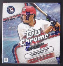 2025 TOPPS CHROME UPDATE SERIES BASEBALL MEGA BOX 7 PACKS