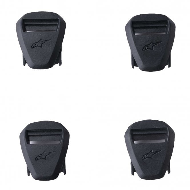 Alpinestars Boot Strap Locks (x4) - Tech 7 2025>, Tech 7 Enduro 2026> (Black)