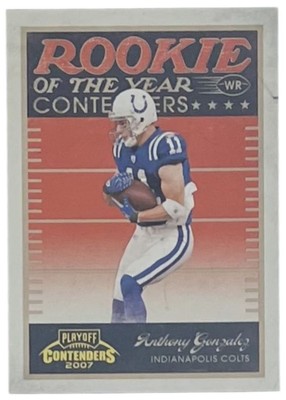 2007 Playoff Contenders ROY Contenders #ROY-3 Anthony Gonzalez Colts
