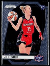 2024 Panini Prizm WNBA #42 Julie Vanloo Rookie Washington Mystics