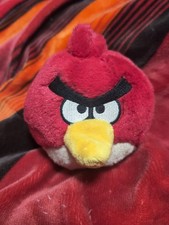 Angry Birds 5.5" Red Bird Plush NO SOUND Rovio Stuffed Animal 2010 Commonwealth