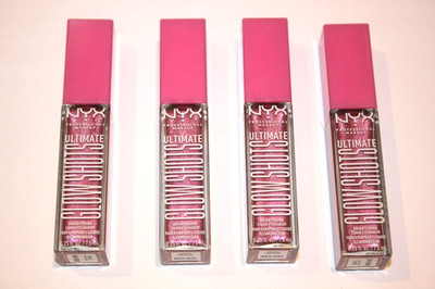 (Lot of 4) NYX Ultimate Glow Shots Brightening Liquid Eyeshadow -Plum Player-