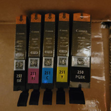 Canon PGI-250XL/CLI-251 Genuine Five Color Compatible with MG6320, iP7220, MG54