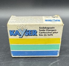 Vintage Kayser Soda Chargers Cartridges &ndash; 9 Count (Partial Box) &ndash; Seltzer
