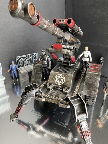 First Order Turbolaser Star Wars Heavy Artillery AV7 Andor Vintage Black Series - Picture 4 of 24