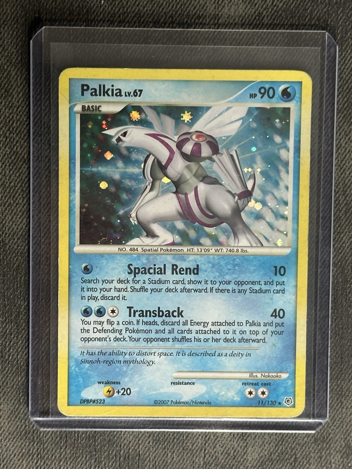 Palkia 11/130 Diamond and Pearl Holo