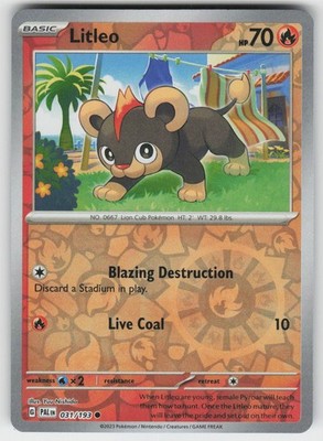 Litleo Common SV02: Paldea Evolved 031/193 NM