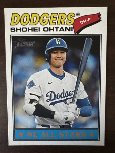 2026 Topps Heritage Shohei Ohtani #290 Dodgers NL All-Star Trading Card MLB
