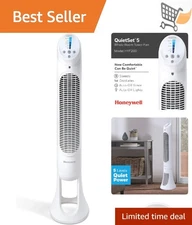 Whole Room Tower Fan White Electric 5-Speed Oscillating Quiet Indoor Cooling