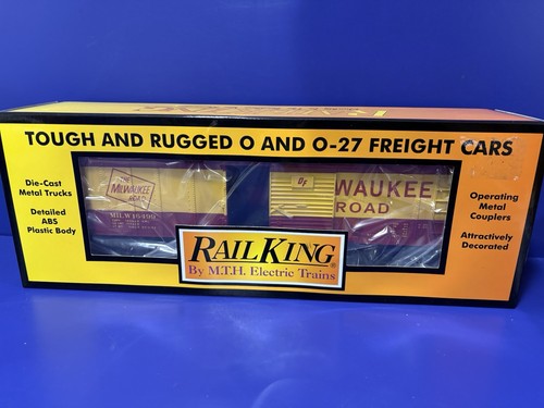 Carro de carga Rail King MTH Milwaukee Road No. 30-71117 NUEVO | Zustand: New