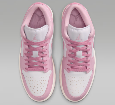 Jordan 1 Low Iced Carmine Elemental Pink Sail White Women's | Size