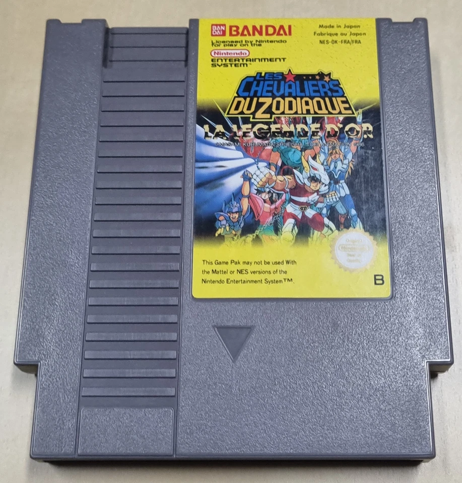 Jeu LES CHEVALIERS DU ZODIAQUE pour console Nintendo NES - SANS NOTICE - FRA - Photo 4/4