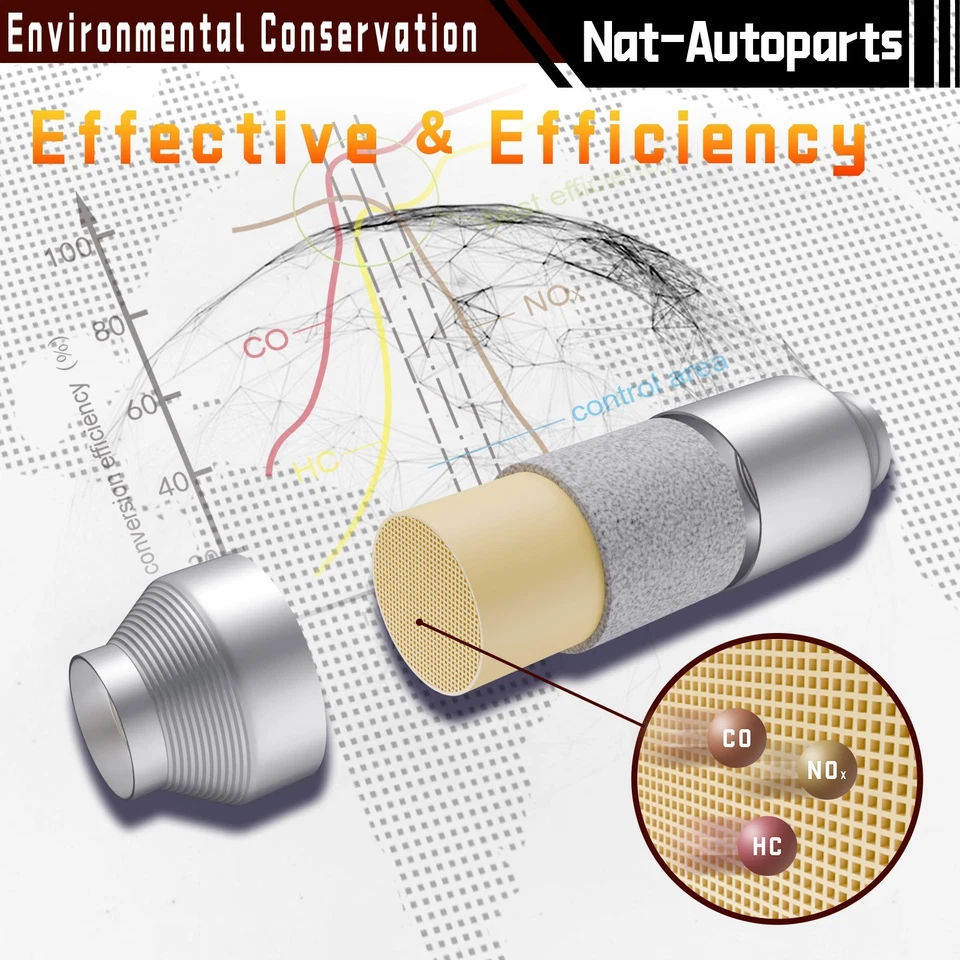 Catalytic Converter for 2008-2010 Ford F250 F350 Super Duty 5.4L 6.8L V8 VIA EPA - Image 2 of 4