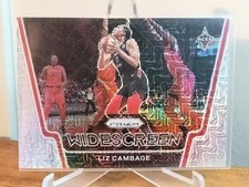 LIZ CAMBAGE 2021 Panini /25 WNBA Silver Mojo WIDESCREEN #10 Las Vegas Aces 