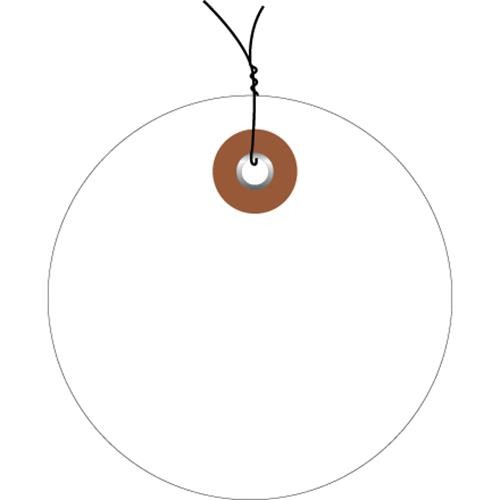 2-9" Jumbo Manila Shipping, Plastic Circle Tags (Multi Size) Qty 100-1000/Case - Picture 16 of 16