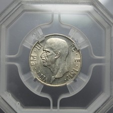Regno d'Italia Vittorio Emanuele III - 5 LIRE 1936 - Slab MS61