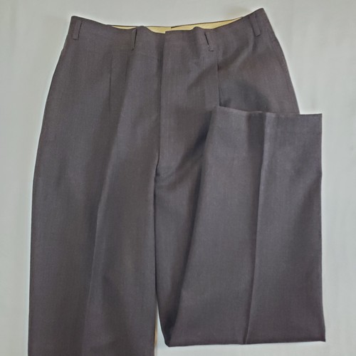 Unbranded Brown USA Talon Zipper VTG 70s(?) - 32x29 Suit Dress Slacks Pants