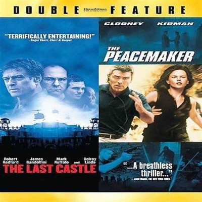 The Last Castle (2001) / The Peacemaker (1997) (Double Feature) - DVD - GOOD