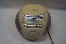 SONY CFD-E90 CD Cassette Radio Boombox No Remote with Cord White WORKING B111