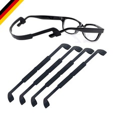 4er-Pack Anti-Rutsch-Brillenbänder Silikon Brillenhalter sportlich