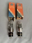 Pair NIB GE 2A3 Tubes Triodes WWII era Spring filaments - Read Description