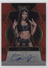 2023 Panini Select WWE Signatures Red Prizm 12/60 Cora Jade #SG-CJD Auto 1bg9