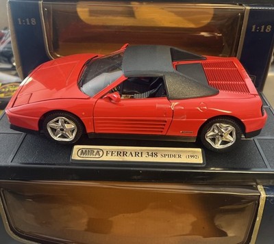 1:18 Mira Ferrari 348 Spyder ST soft top convertible with deformed