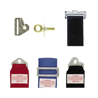 #ad #ad Simpson Racing 310192 Slide Bar Adjuster Brackets 3 Bar for 2quot; Belts Pair $12.32