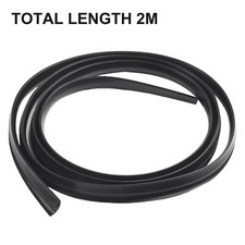 2m Seal Strip Trim For Car Front Windshield Sunroof Weatherstrip Rubber Black