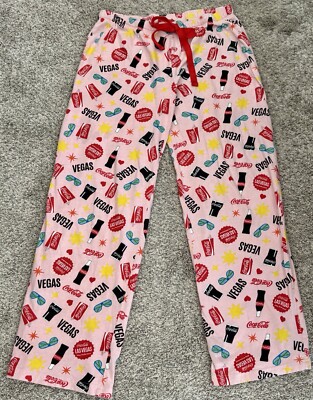 Women's Teens COCA COLA Las Vegas Pajama Pants Lounge