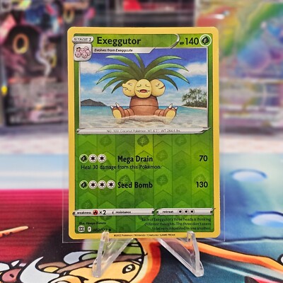 Exeggutor - 002/172 - Brilliant Stars - Pokemon TCG - Reverse Holo - NM ...