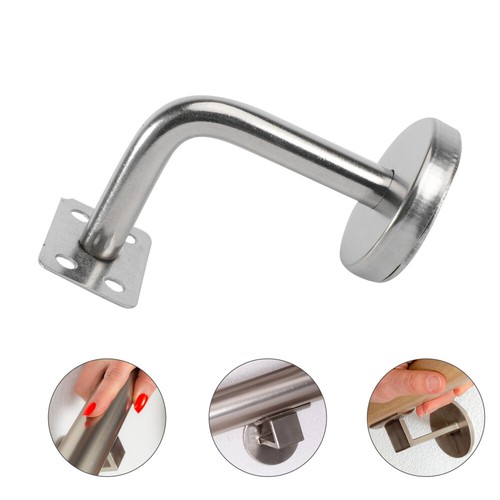 5 Pcs Stainless Steel Armrest Bracket Hand Railing Brackets Hardware