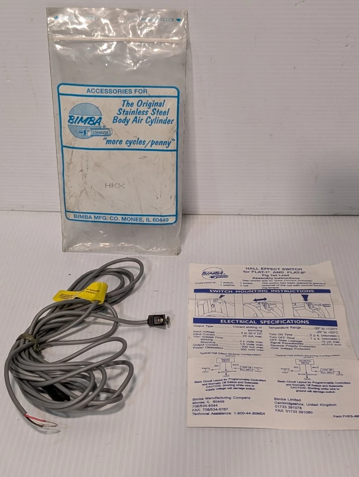 Bimba HKX Solid State Reed Switch, Sinking NPN, 30VDC, 150mA - Image 4 of 4