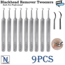Acne Needle Blackhead Remover Pimple Blemish Comedone Extractor Tweezer Tools