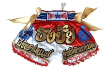 Muay Thai KickBoxing Shorts Words Embroidery Costume Design MMA K1 UFC Gym Sport