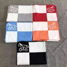 Pony Wool Blanket Throw Decorative Cover Blanket Cashmere Knitted Blanket hot
