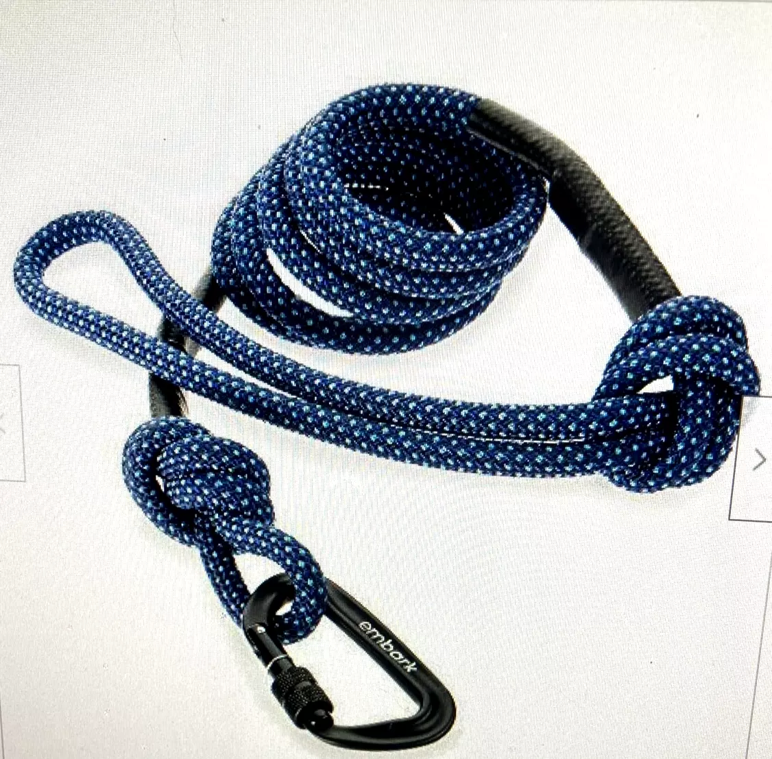 Embark pets sierra rope dog lead with mountain climbing grade rope