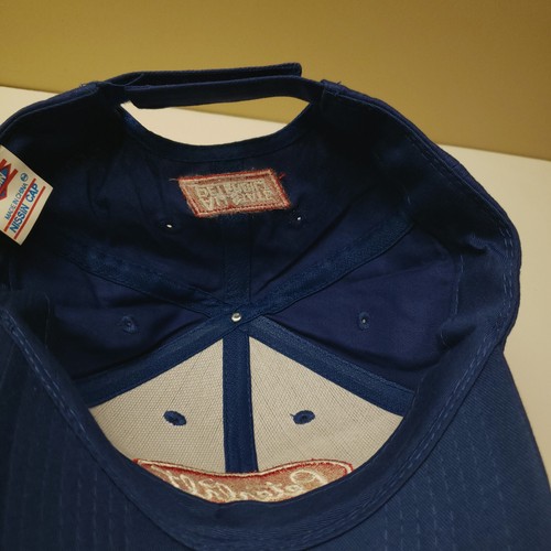 Peterbilt Hat Cap Men Bllue Red Strapback Nissin Logo Trucking All State EUC - Picture 7 of 9