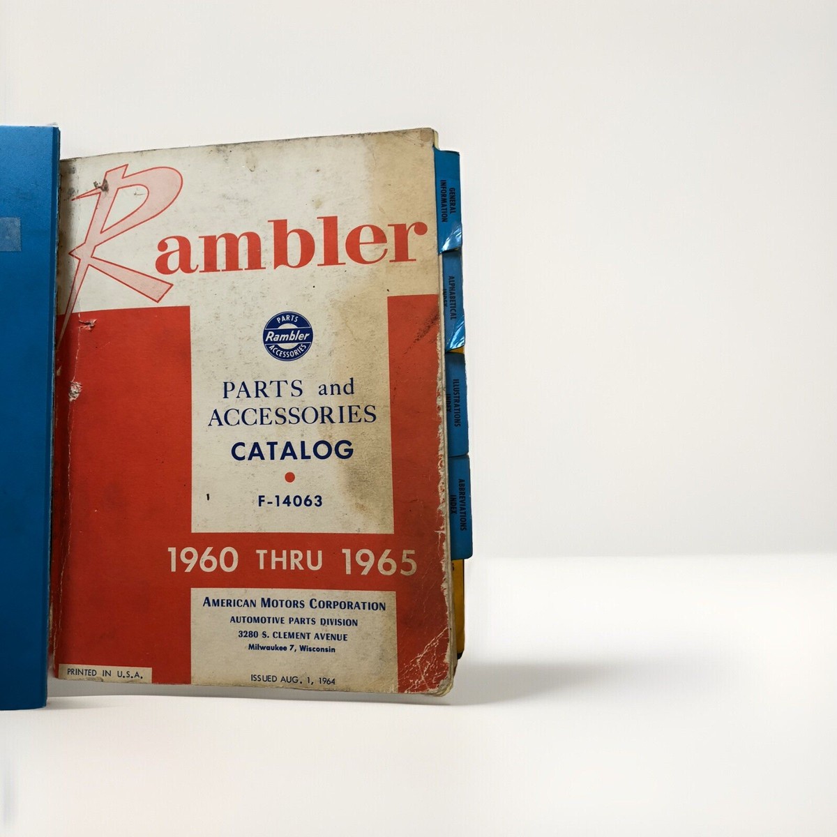AMC Rambler 1960-1965 OEM Parts Accessories Catalog Illustrated