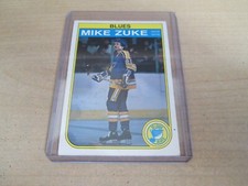 1982-83  OPC # 313 MIKE ZUKE ST-LOUIS BLUES