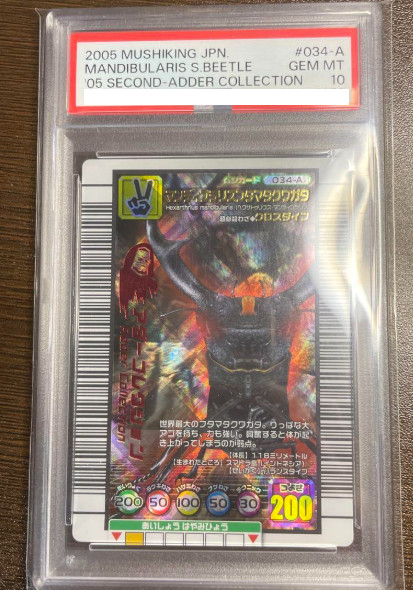 Adder Mushiking 2005 Mandy Brais ciervo peludo escarabajo PSA10